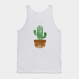 Cactus watercolor Tank Top